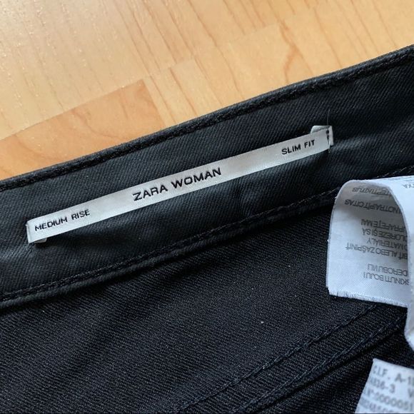 Black Zara Jeans Size 6 - Picture 6 of 10